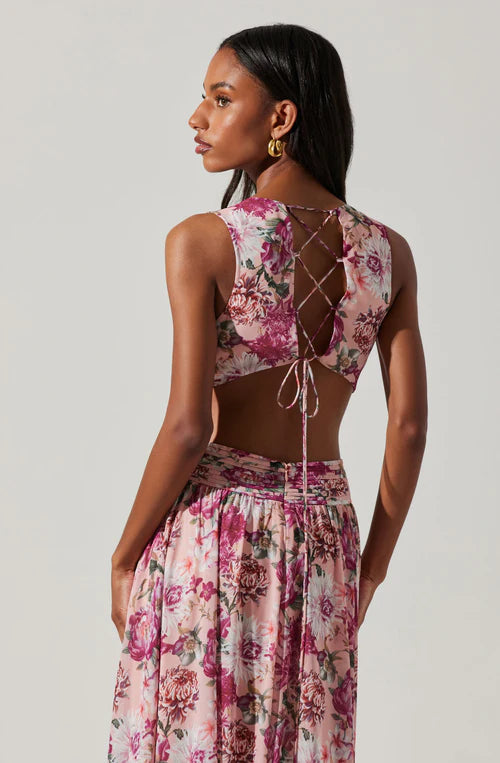 NOYA FLORAL MAXI DRESS