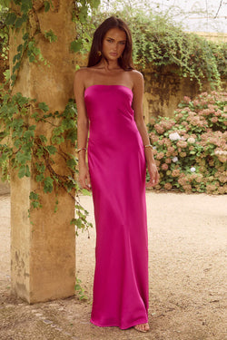 PRE-ORDER: CELESTE MAXI DRESS - MAGENTA
