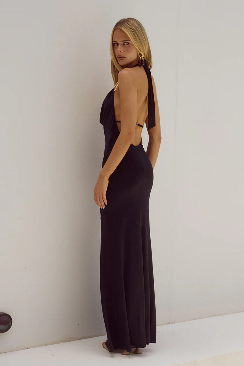 PRE-ORDER: ELLISON MAXI DRESS - BLACK