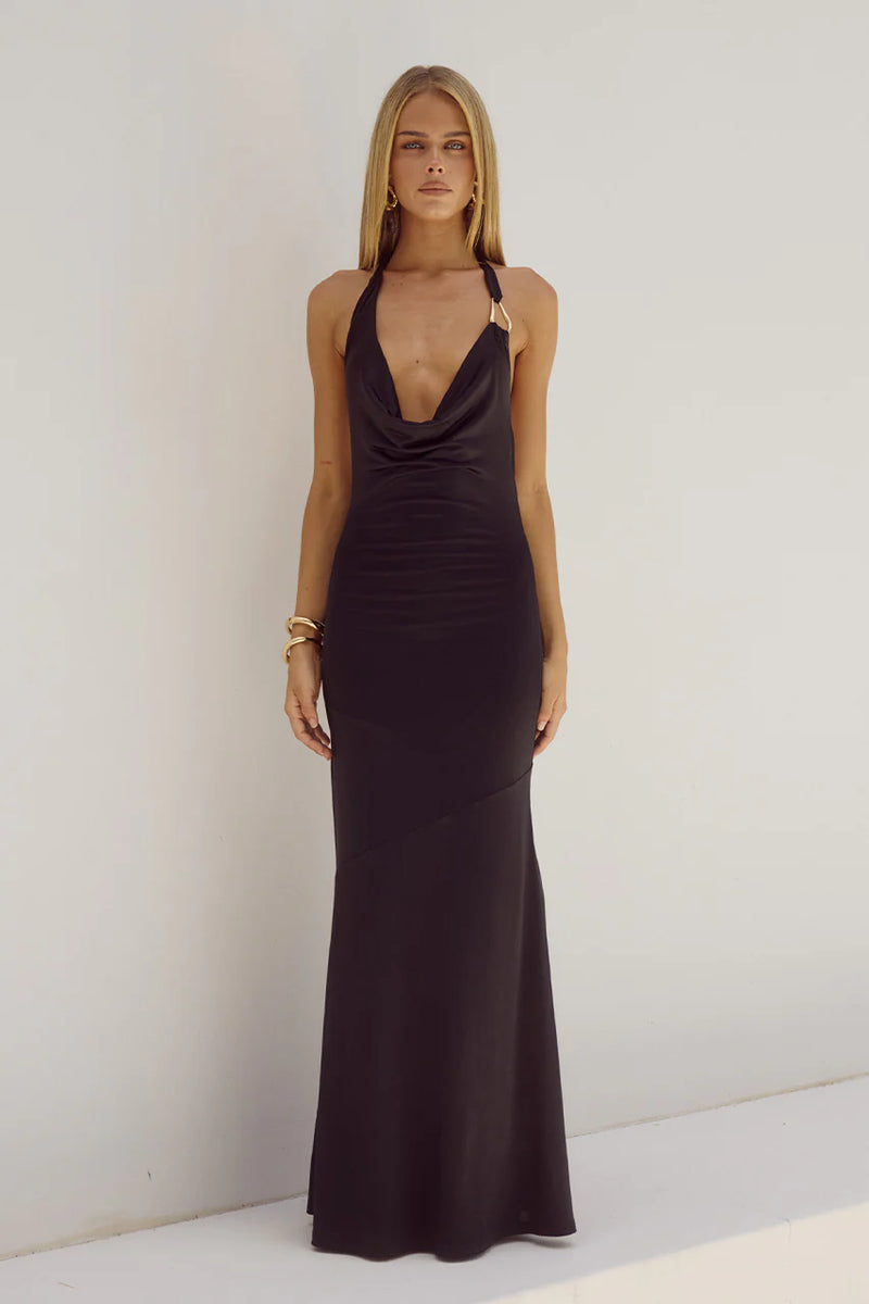 PRE-ORDER: ELLISON MAXI DRESS - BLACK