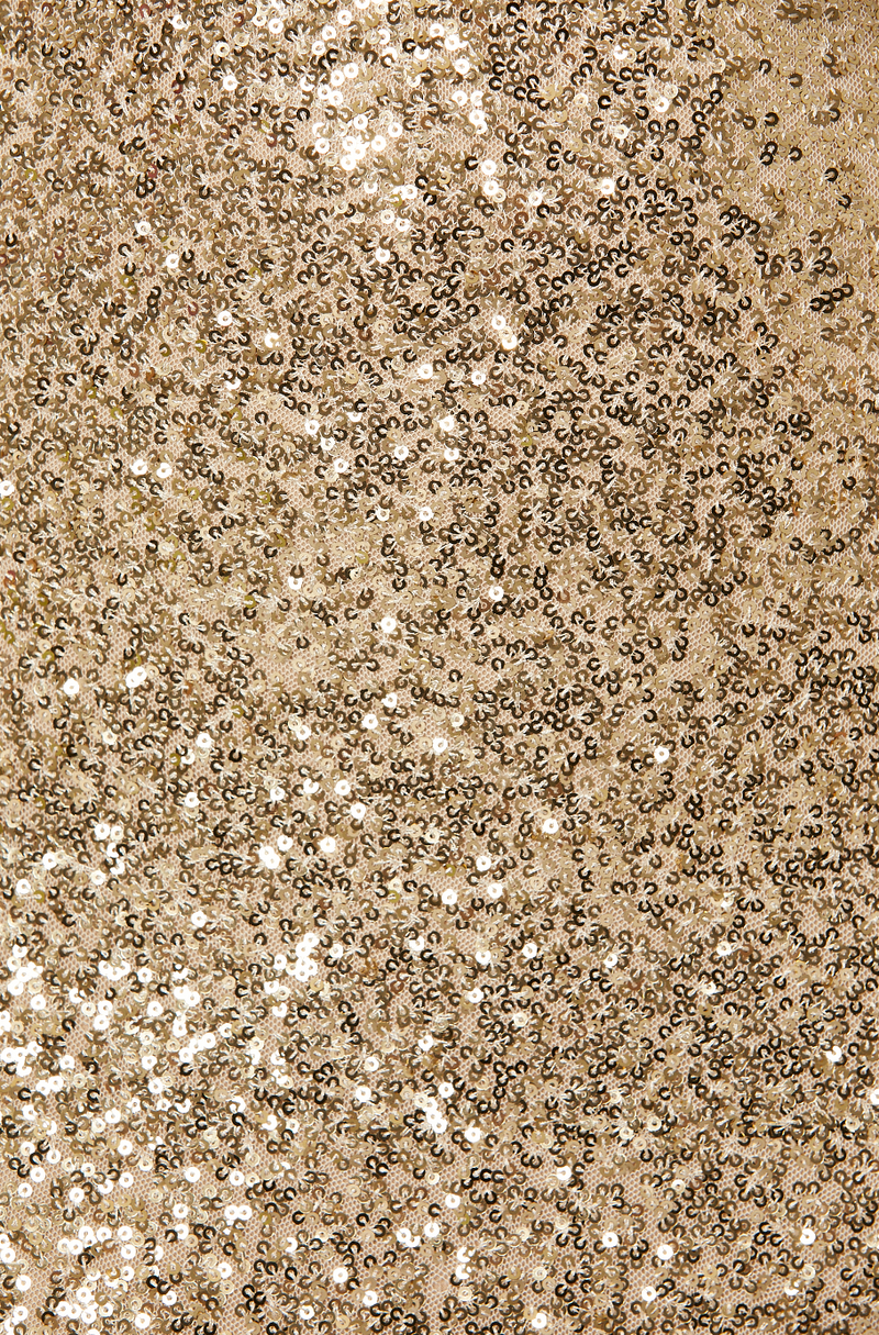 VAL SEQUIN GOLD MIDI